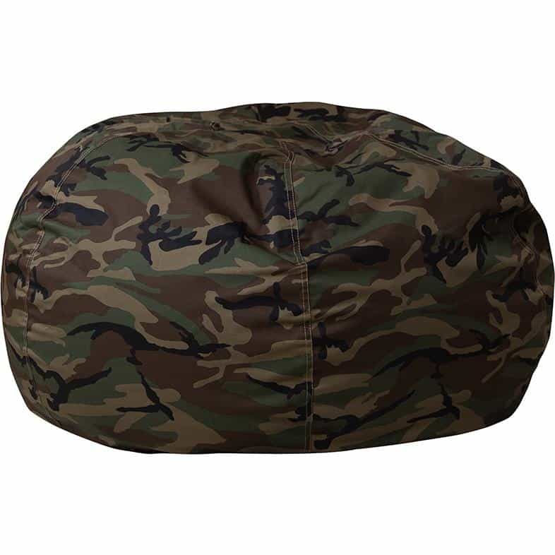 Oversized Camouflage Refillable Bean Bag Chair For All Ages
