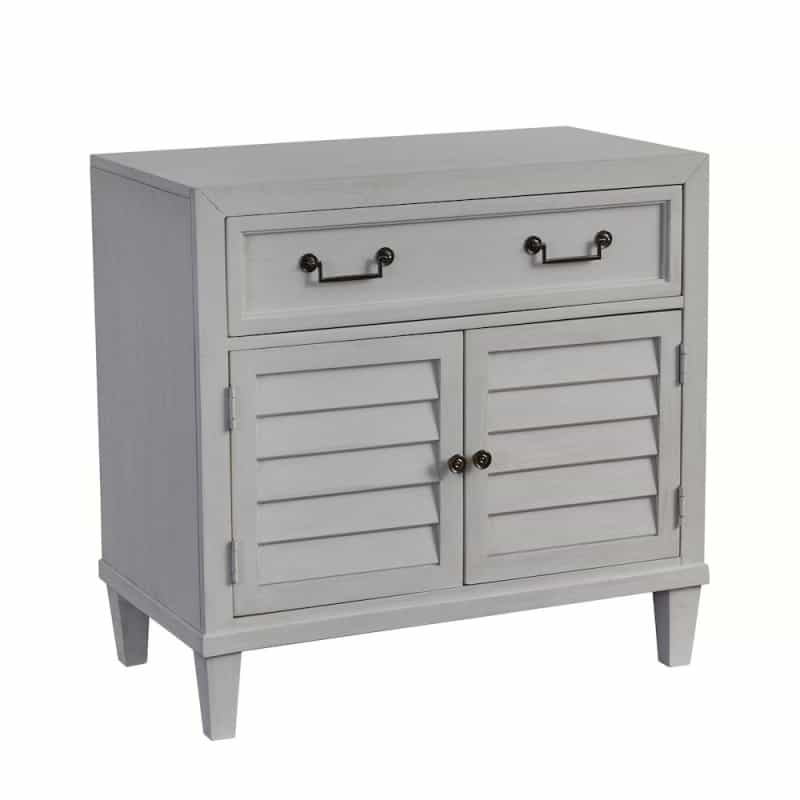 Dunescape 2 Door Nightstand - White