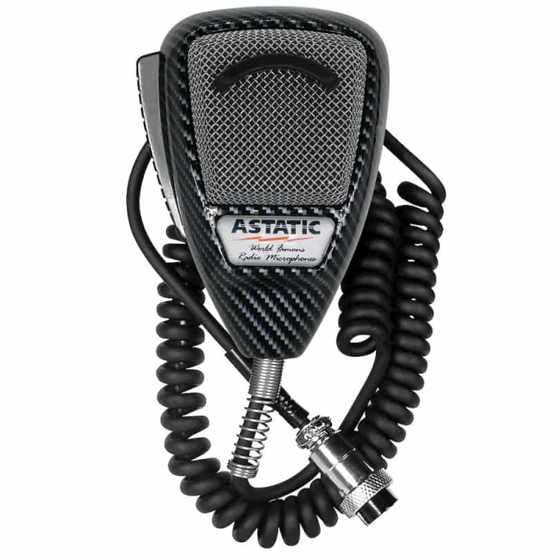 Noise-Canceling 4-Pin Cb Mic 7.5-Foot Heavy-Duty Cord-Black