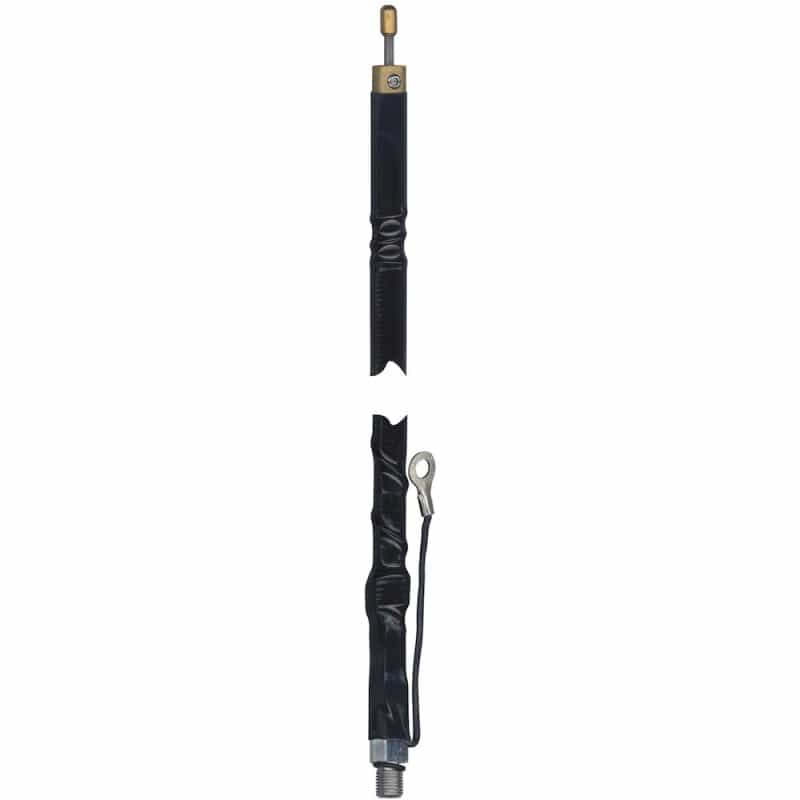 Wilson Antennas 4Ft Silver Load Fiberglass Whip - Top Loaded Cb Antenna