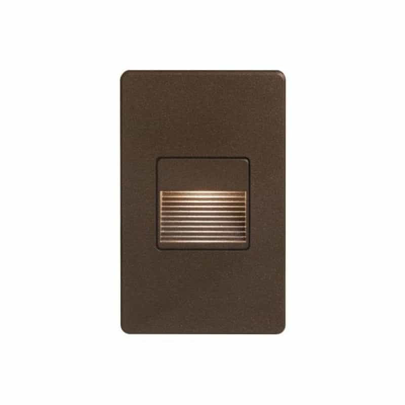 Bronze Rectangle In/Outdoor 3W Wall