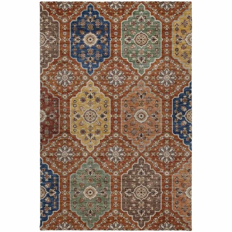 Indoor/Outdoor Silk Road Paprika 6'6" X 9'6" Rug
