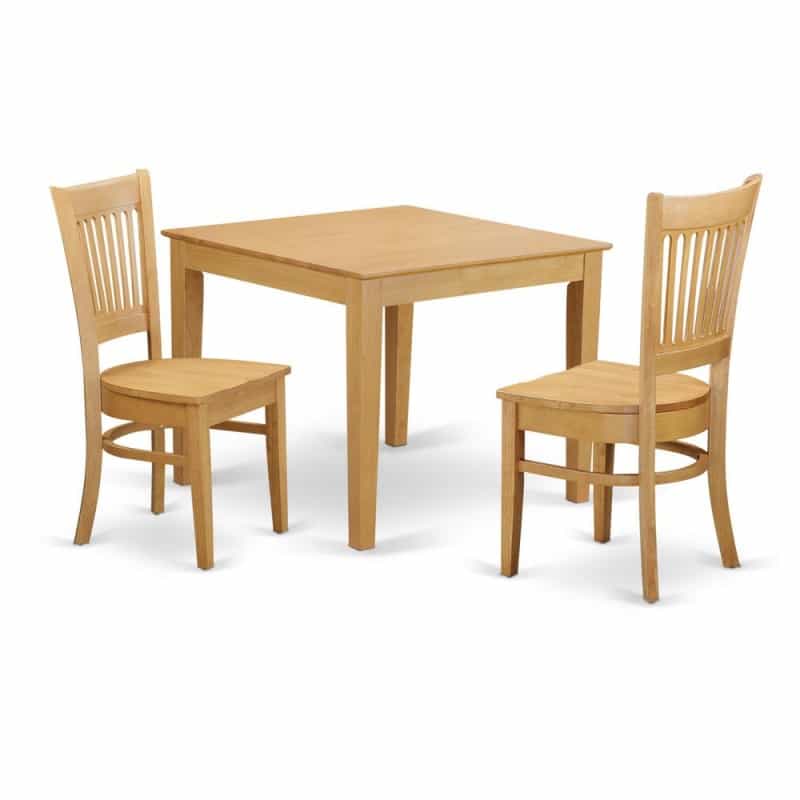 3Pcs Small Kitchen Table Set - Small Kitchen Table And 2 Dining Chairs