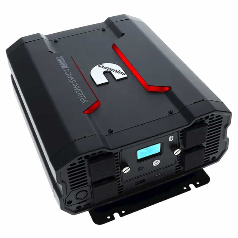 2000W Power Inverter Modified Sine Wave Truck Inverter 12V To 110V 4 Ac Outlets
