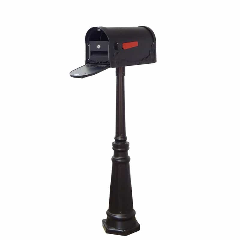 Floral Curbside Mailbox, Locking Insert And Tacoma Mailbox Post