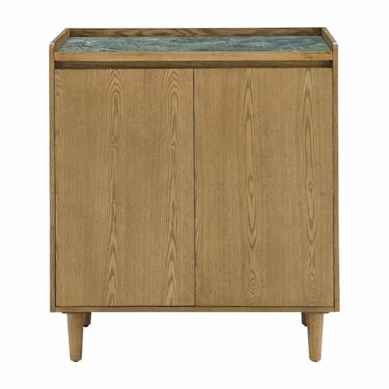 Novato Bar Cabinet With Sintered Stone Inlay Top