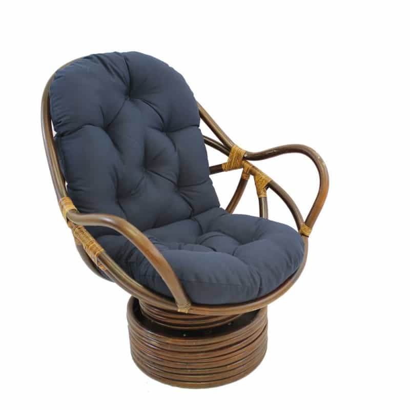 Swivel Rocker With Twill Cushion