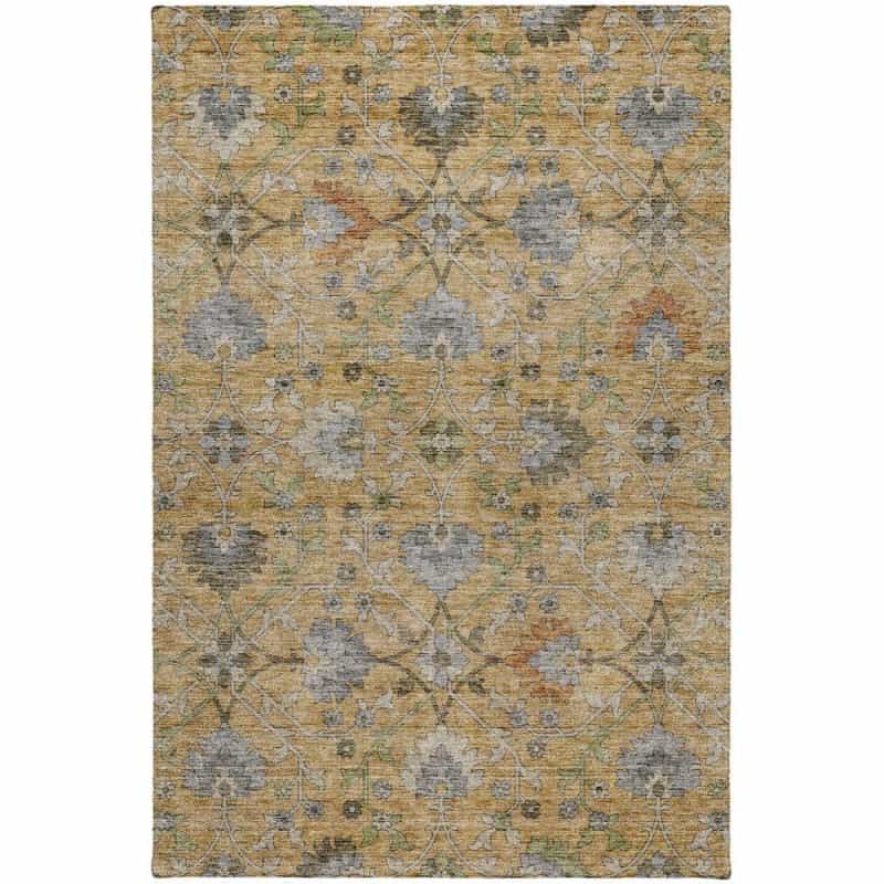 Indoor/Outdoor Silk Road Saffron 6'6" X 9'6" Rug