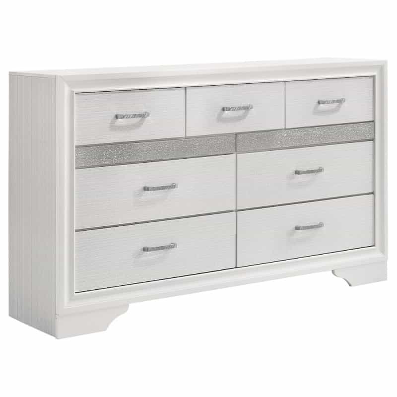 Miranda 7-Drawer Dresser White