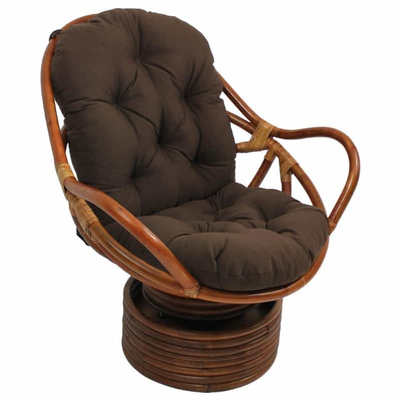 Swivel Rocker With Twill Cushion