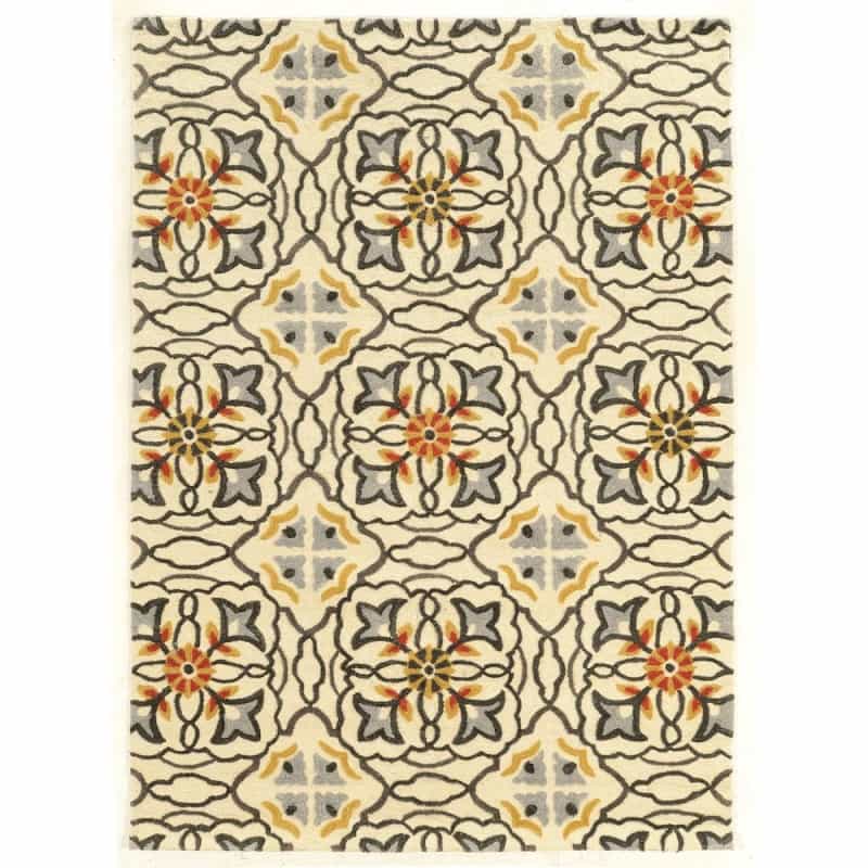 Trio Betti Ivory & Grey 5X7, Rug
