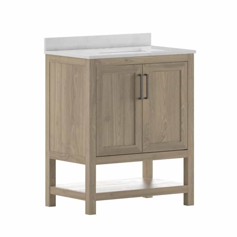 30 Inch Contemporary Bathroom Vanity With Sink Combo