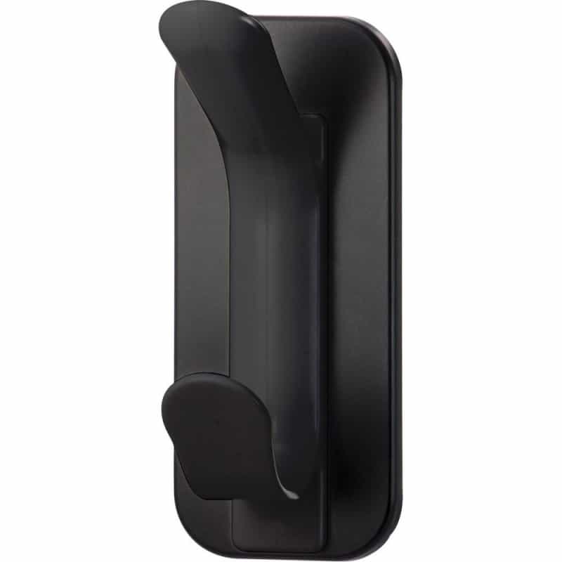 Lorell Magnetic Double Coat Hook - For Coat, Clothes - Plastic - White - 1 Each