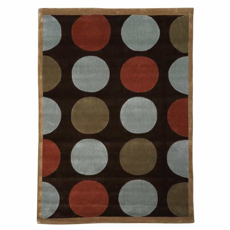 Trio Devi Brown & Paleblue 8X10, Rug