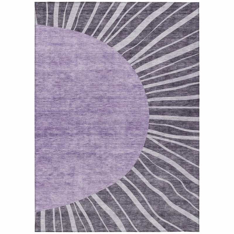 Chantille Acn668 Purple 5' X 7'6" Rug