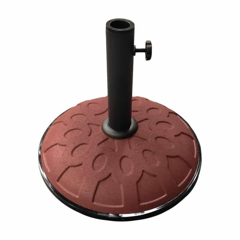 25-Pound Resin Compound Umbrella Base Terra Cotta