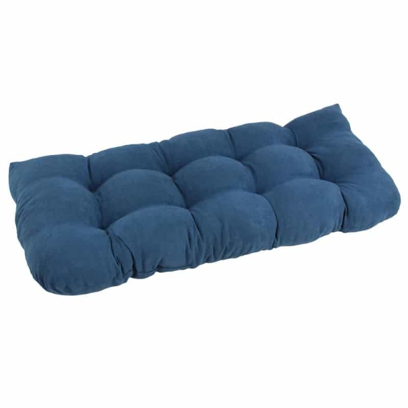 42-Inch By 19-Inch U-Shaped Micro Suede Polyester Tufted Settee/Bench Cushion