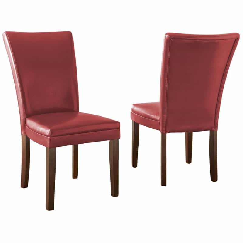 Hartford Parsons Chair, Red - Set Of 2