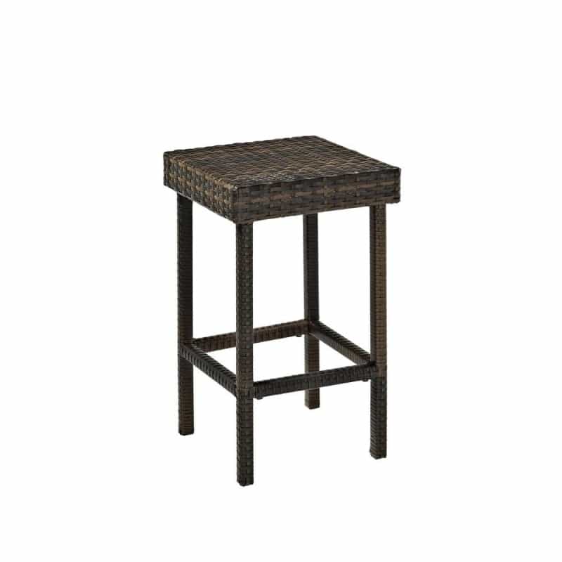 Palm Harbor 2Pc Wicker Counter Height Outdoor Bar Stool Set - 2 Stools