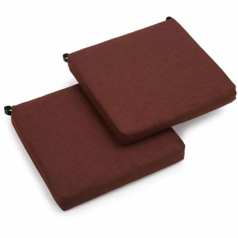 20-Inch By 19-Inch Spun Polyester Chair Cushion (Set Of Two)