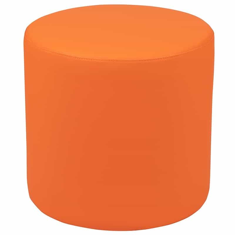Soft Seating Circle For Classrooms And Common Spaces - 18" Seat Height (Orange)