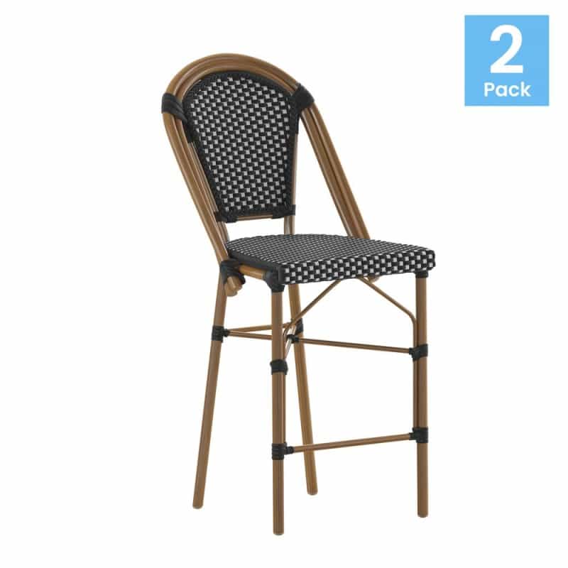2Pk Black/White, Paris Chair