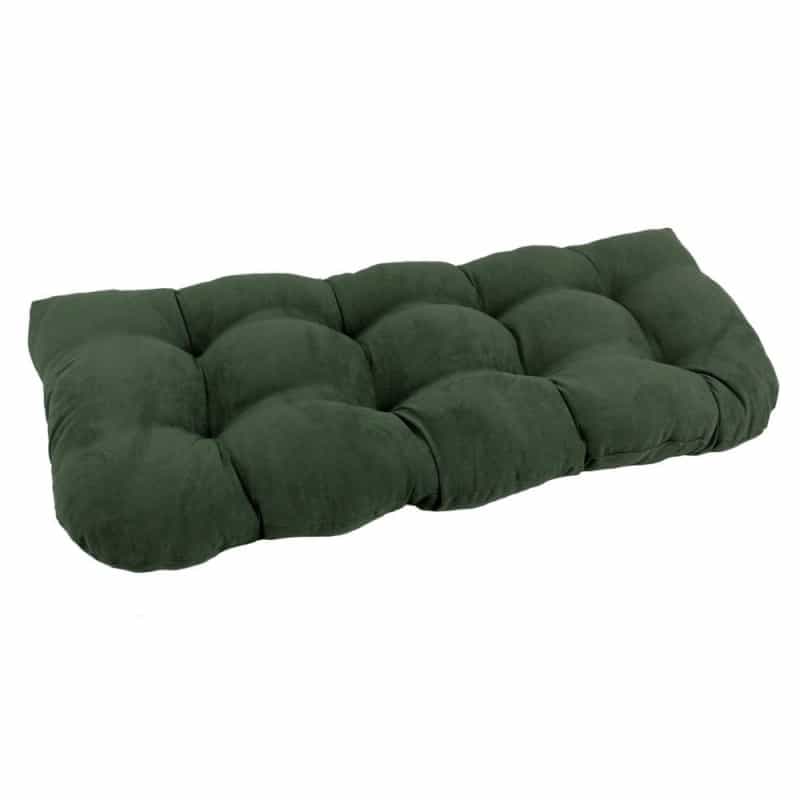 42-Inch By 19-Inch U-Shaped Micro Suede Polyester Tufted Settee/Bench Cushion