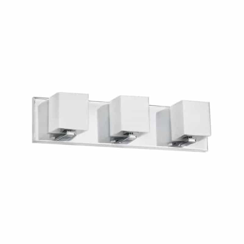 3Lt Vanity, Polished Chrome Finish