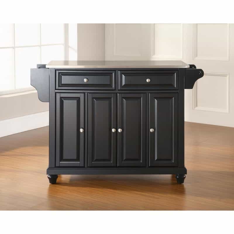 Cambridge Stainless Steel Top Full Size Kitchen Island/Cart