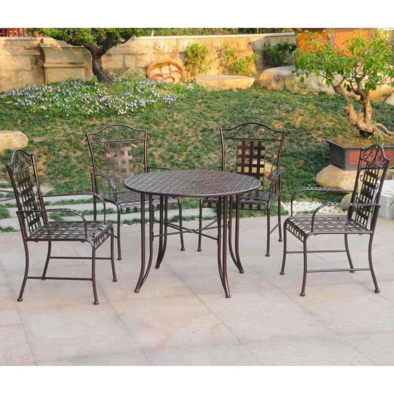 Mandalay Set Of 5 Outdoor Dining Group