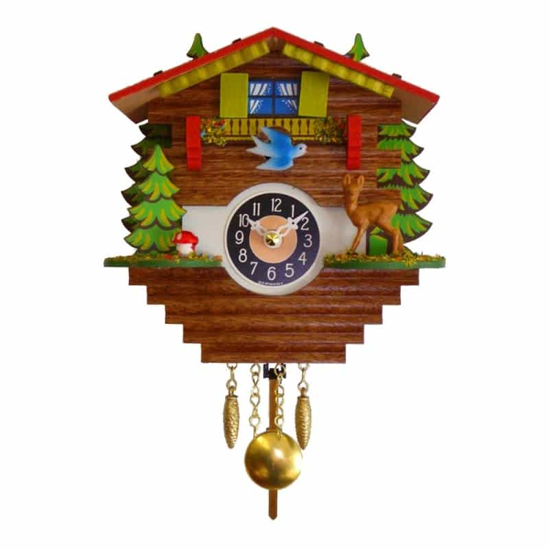 Battery-Operated Clock - Mini Size With Music/Chimes