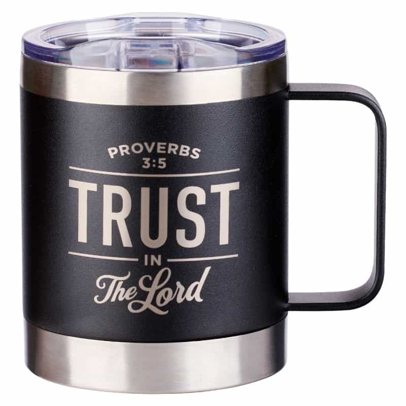 Mug Ss Camp Black Trust In The Lord Prov. 3:5