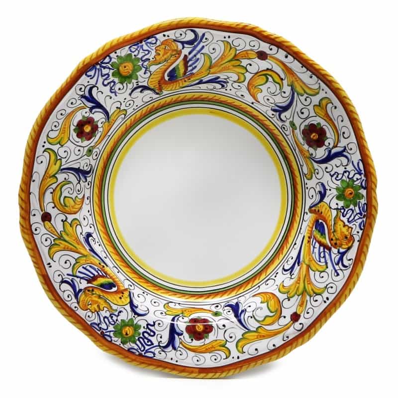 Raffaellesco: Dinner Plate (White Center)