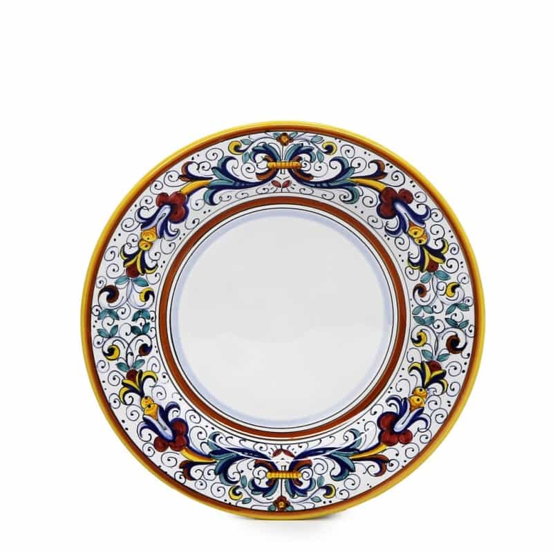 Ricco Deruta: Salad Plate (White Center)