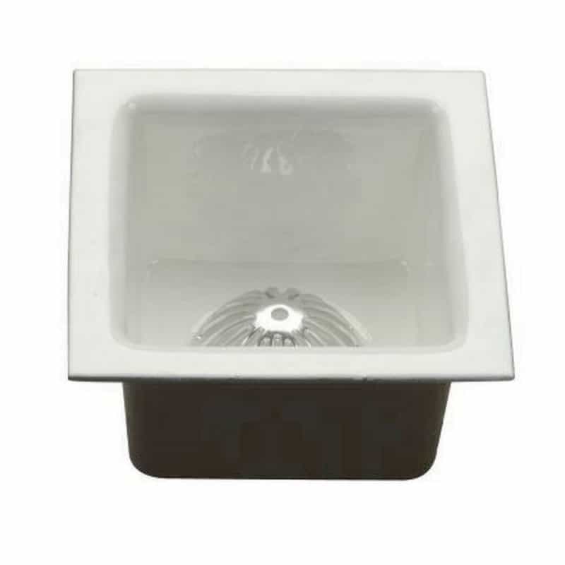 12 X 12 In. Cast Iron Floor Sink With 4 In. Drain Opening