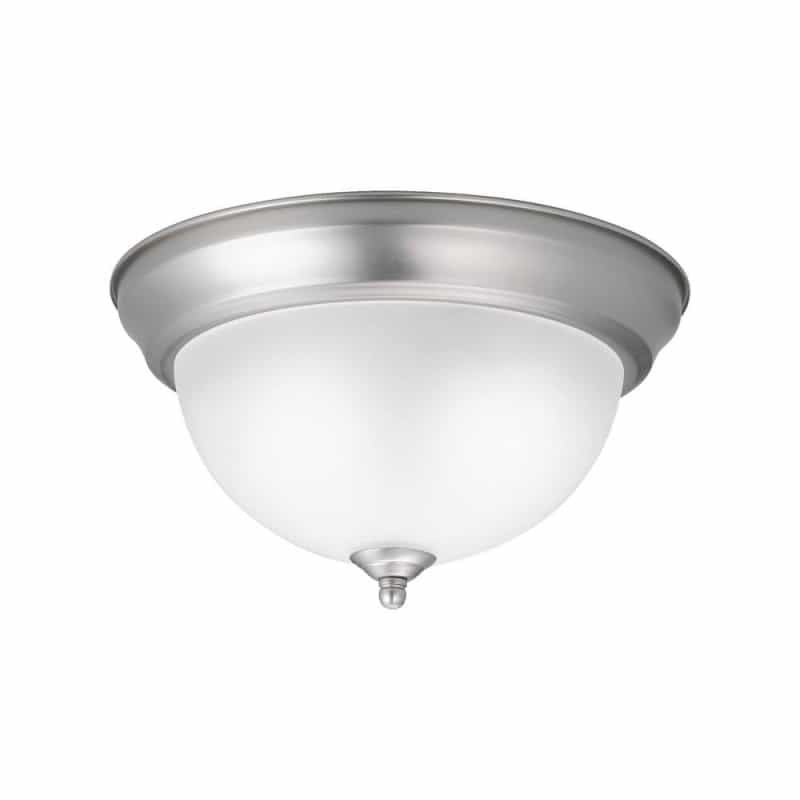 Signature 2 Light 60 W Semi Flush Mount In Brushed Nickel
