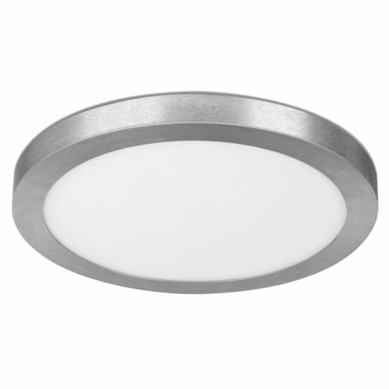22.5 W Integrated Led Flush Mount Ceiling Fixture In Brushed Nickel