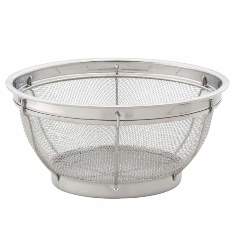 Harold Import Hic Stainless Steel Reinforced Mesh Colander Kitchen 10"