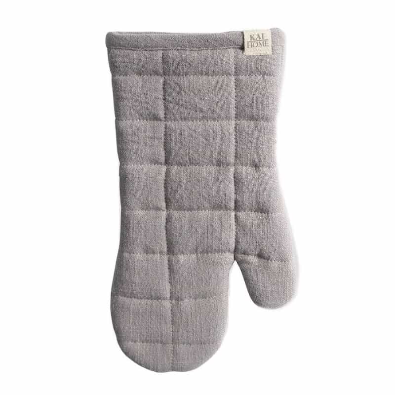 Frost Gray Monaco Quilted Oven Mitt 13"