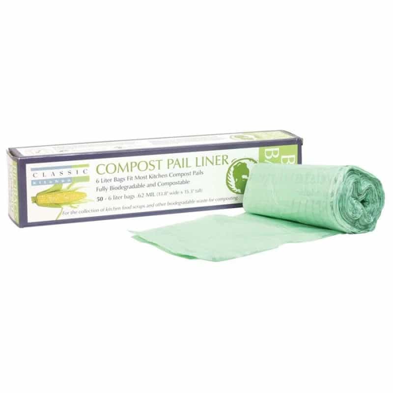Compost Pail Liners 50 (6 Liter) Count