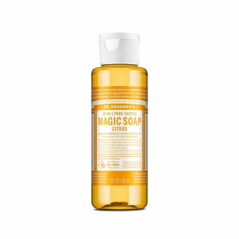 Dr. Bronner's 18-In-1 Pure Castile Citrus Orange Magic Soap 3.4 Fl. Oz