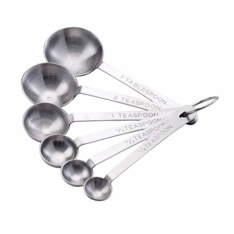 Mrs. Anderson 6-Piece Stainless Steel Measuring Spoons