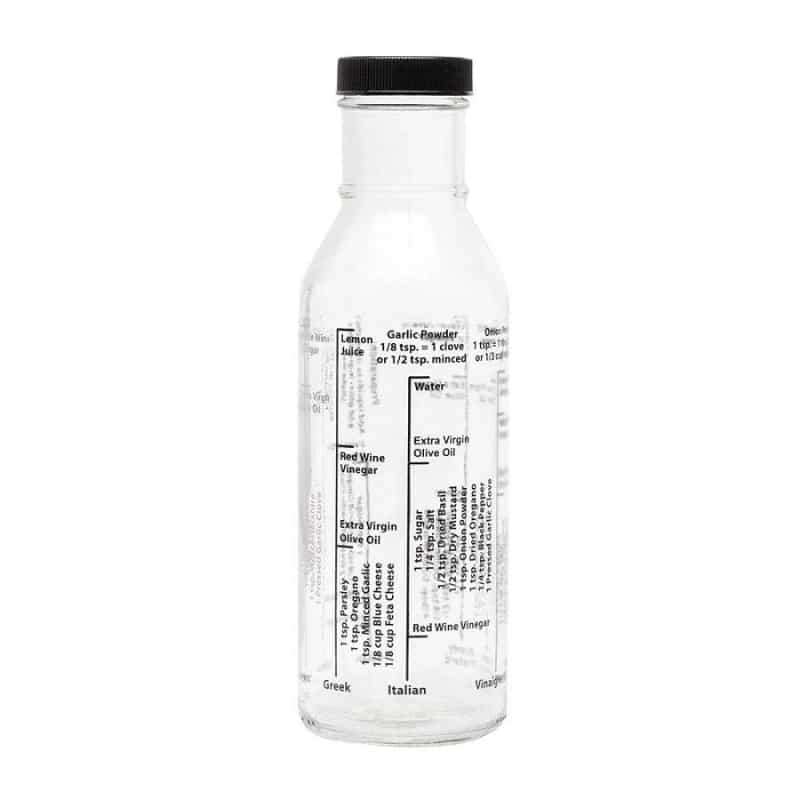 Harold Import Hic Light Salad Dressing Mixer Bottle With Recipes 13 Oz