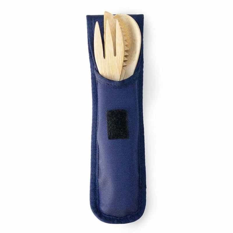 U-Konserve Bamboo Cutlery Set - Navy