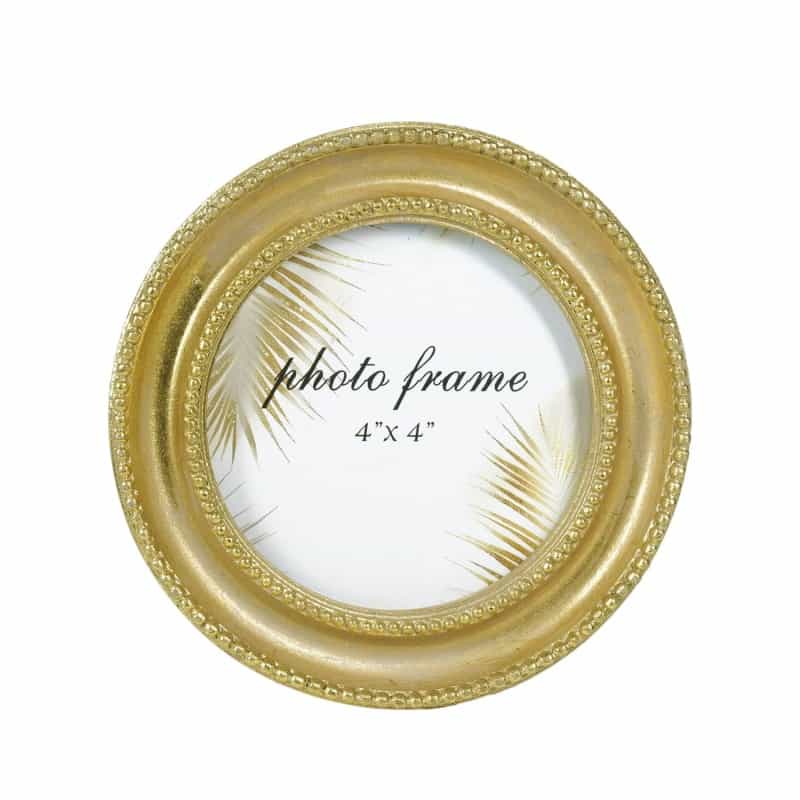 Ferrisland Vintage Picture Frame, Gold Round Antique Ornate Picture Frame, Victorian Retro Decorative Photo Frames For Tabletop & Wall, Baroque Home Decor, Gift Ideas