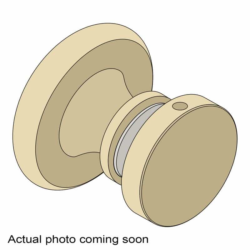 – Glass Simple Single-Sided Round Traditional Style Door Knob