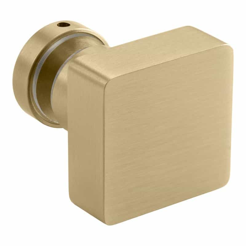 – Glass Simple Single-Sided Traditional Style Square Door Knob