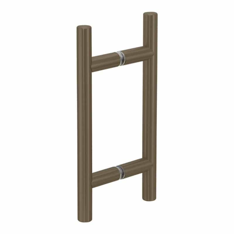 – Glass Simple Back-To-Back Ladder Handle, 10” Overall Length, 6" Center To Center