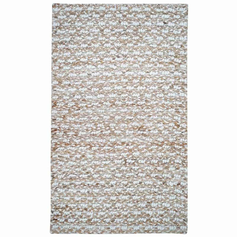 Saddleback Soft Farmhouse Rug, Handcrafted With Wool & Jute