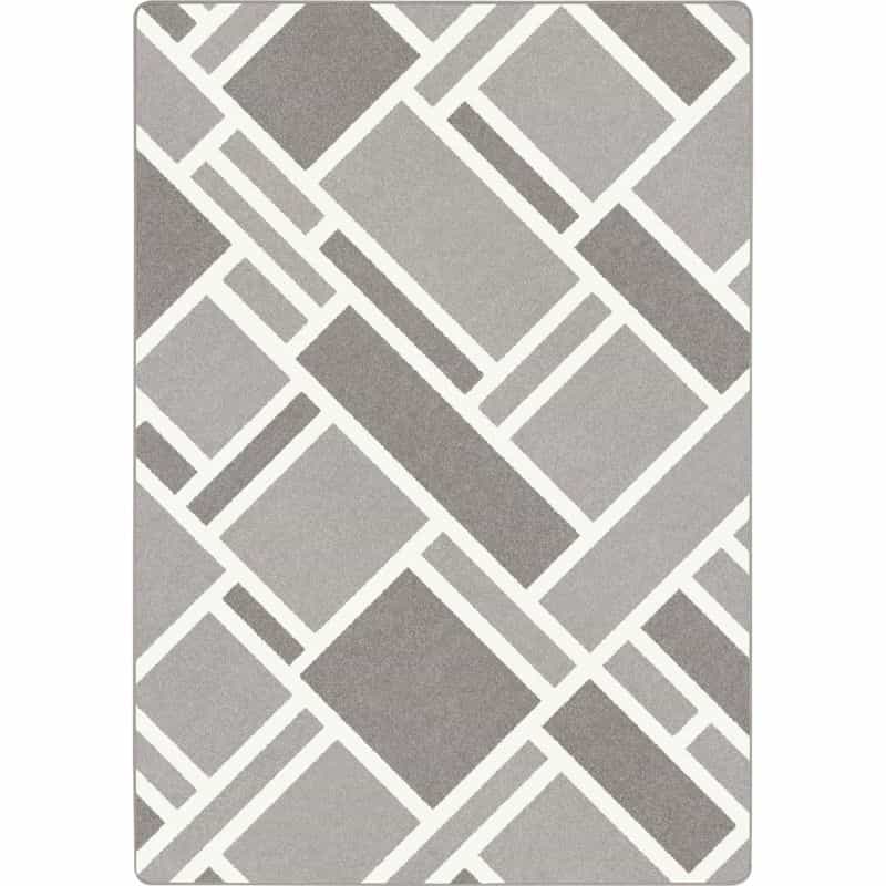 Midas 5'4" X 7'8" Area Rug In Color Morning Fog
